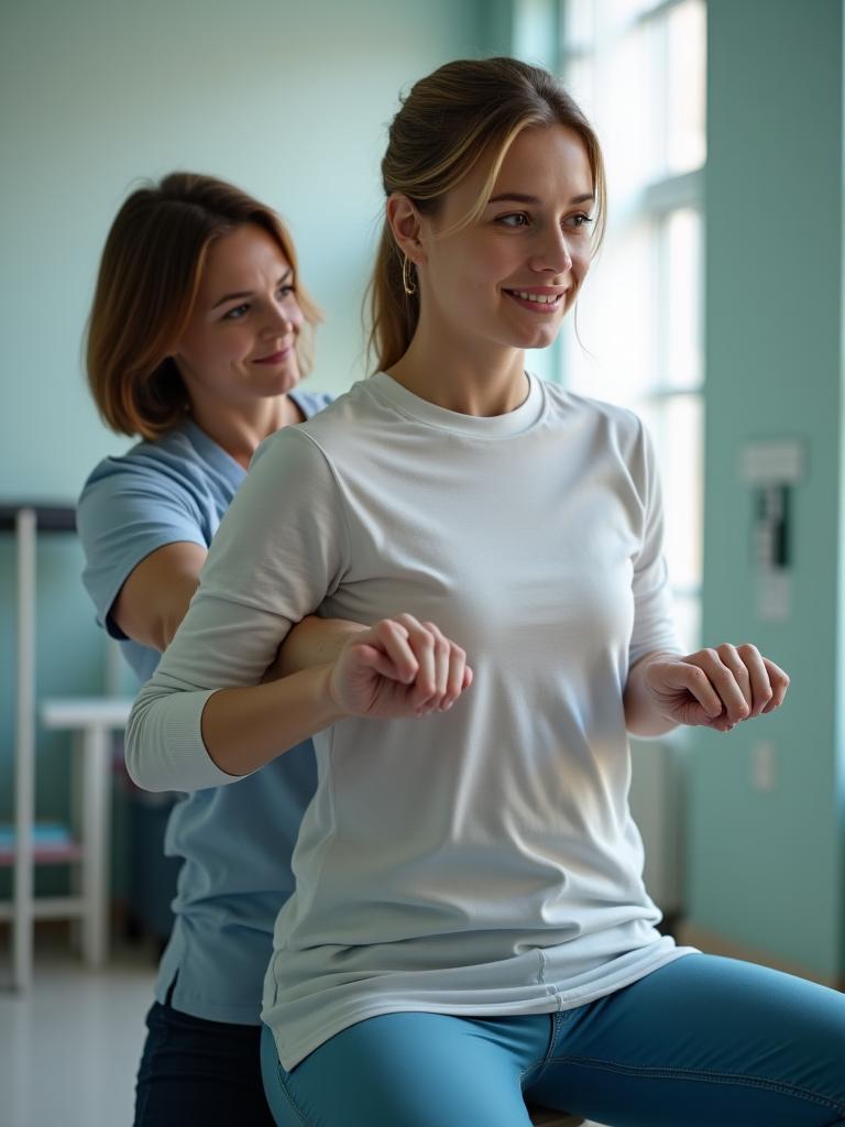 Ejercicios de rehabilitación y terapia física