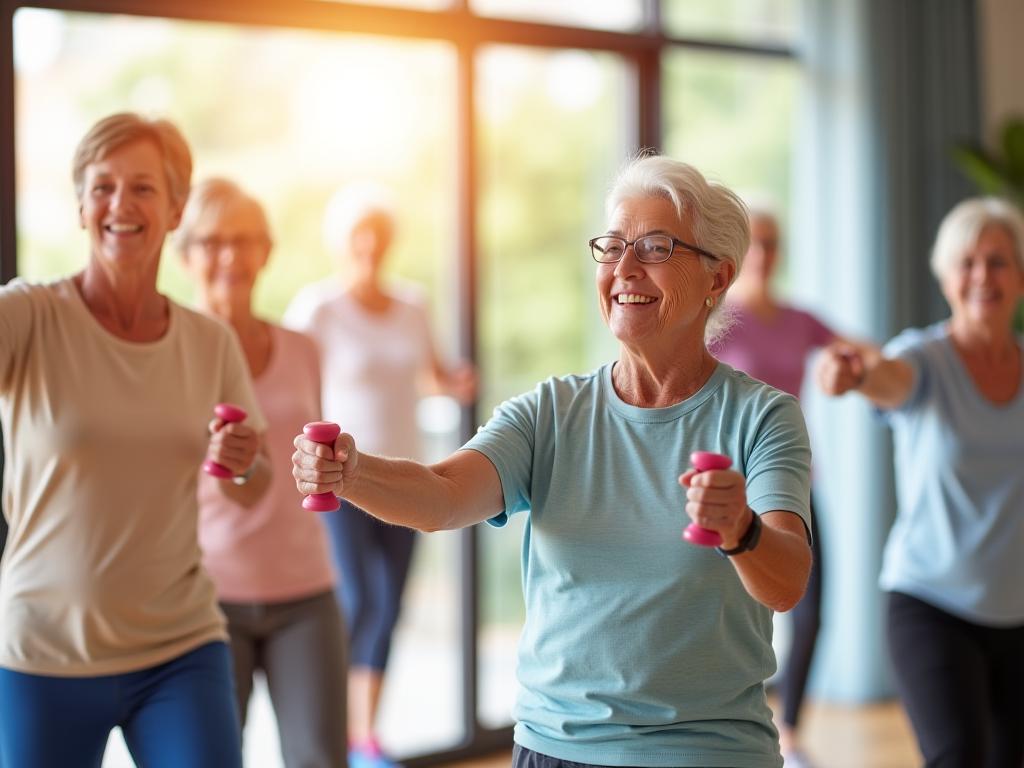 Programa de fitness para adultos mayores